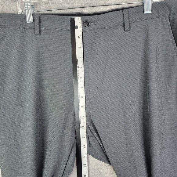 Mens Gray Greg Norman Dress Pants Slim Fit Stretch Hi Rise Size 38x34 - Picture 7 of 12